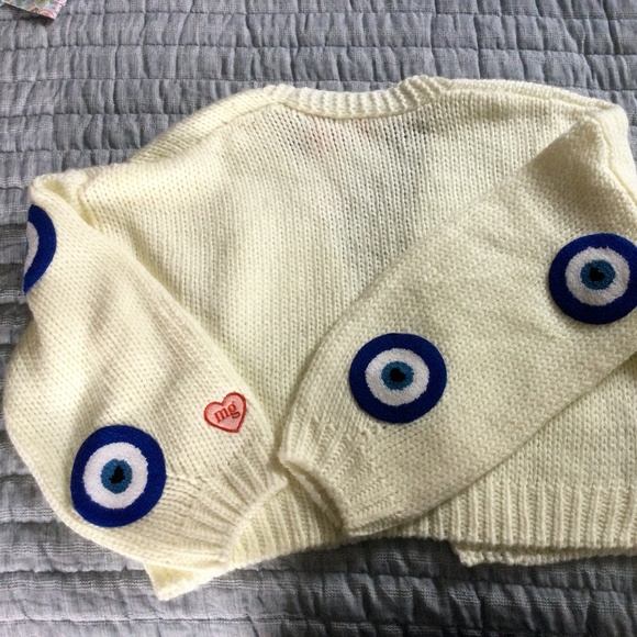 NWT More-Grand oversized sweater with  applications target/hearts sz M/L - Picture 14 of 16